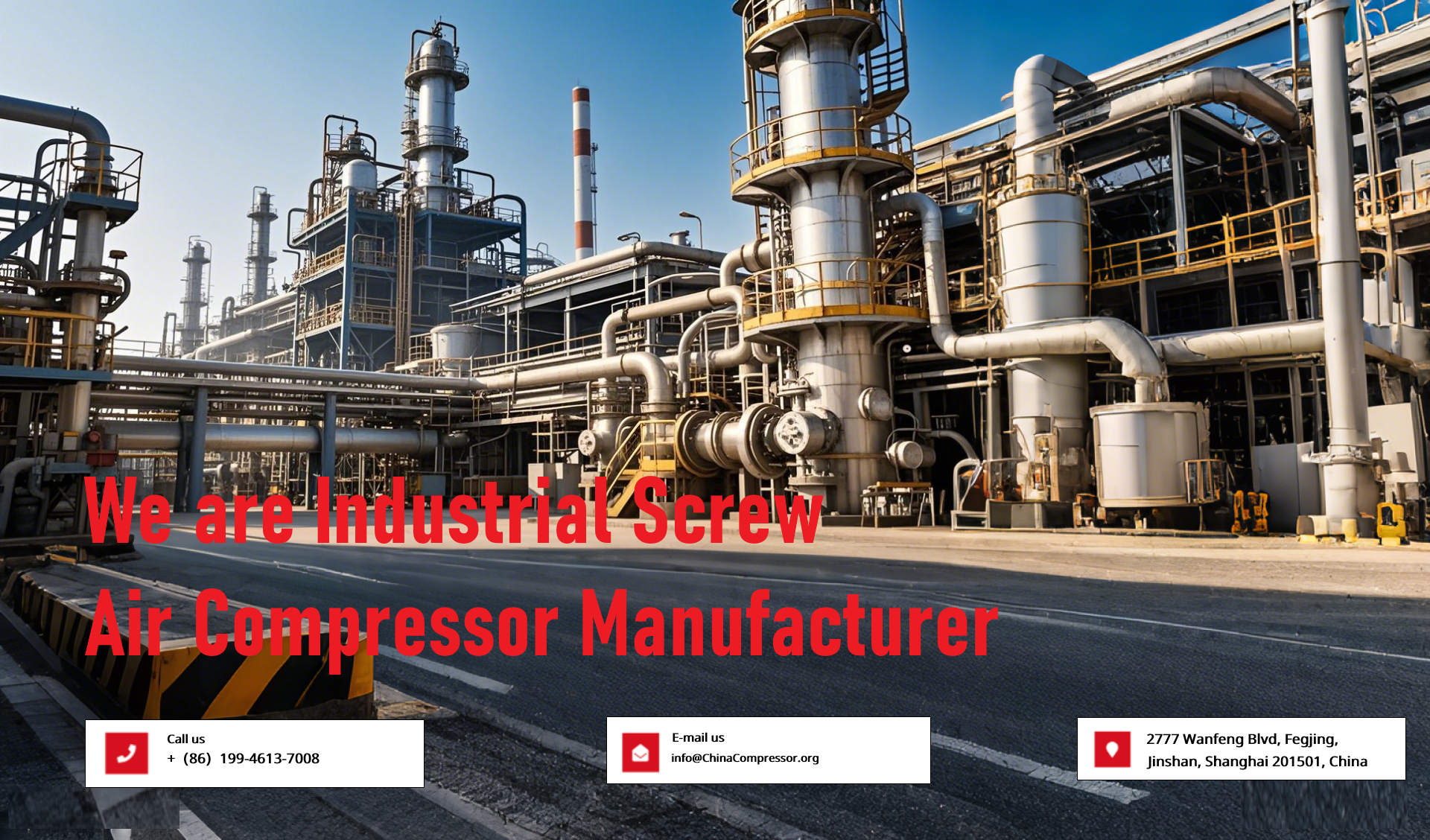 we are industrial screw air compressor manufacturer